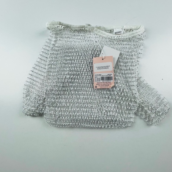 PREMIUM FISHNET JEWELLED TSHIRT DRESS
WHITE - Picture 3 of 3